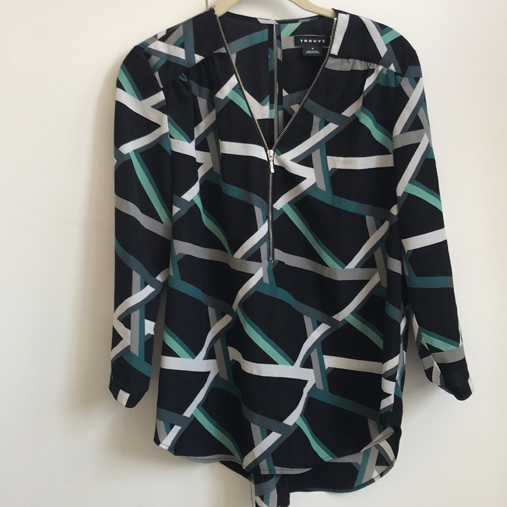 Geometric blouse